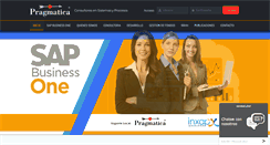 Desktop Screenshot of pragmaticaconsultores.com